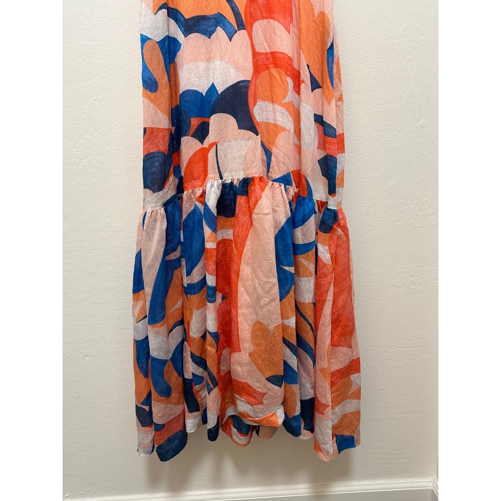 Maeve Anthropologie Halter Maxi Dress Summer Abstract Print Boho Chic, Size XS - Picture 9 of 10